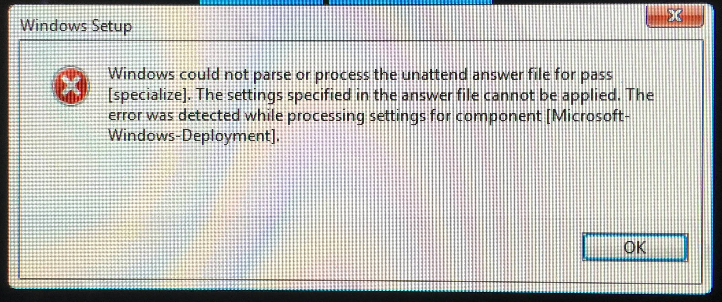 unable to use existing partition bootcamp error for mac